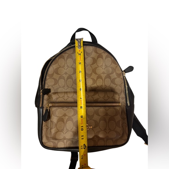 Coach Brown Backpack - Picture 3 of 5